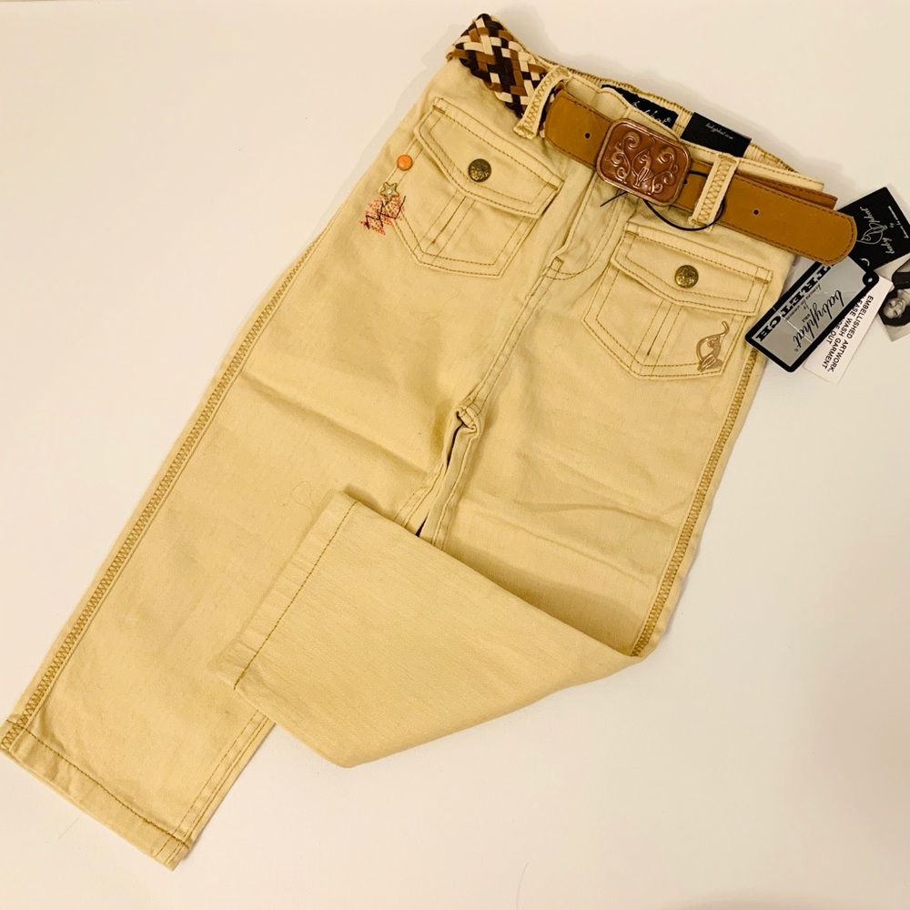 🆕 Baby Phat Girlz Art Embellished Pants for Girls